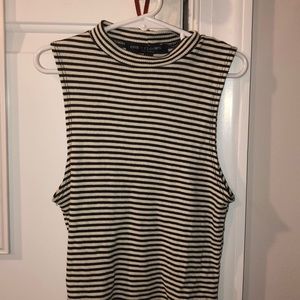 Stripped muscle shirt